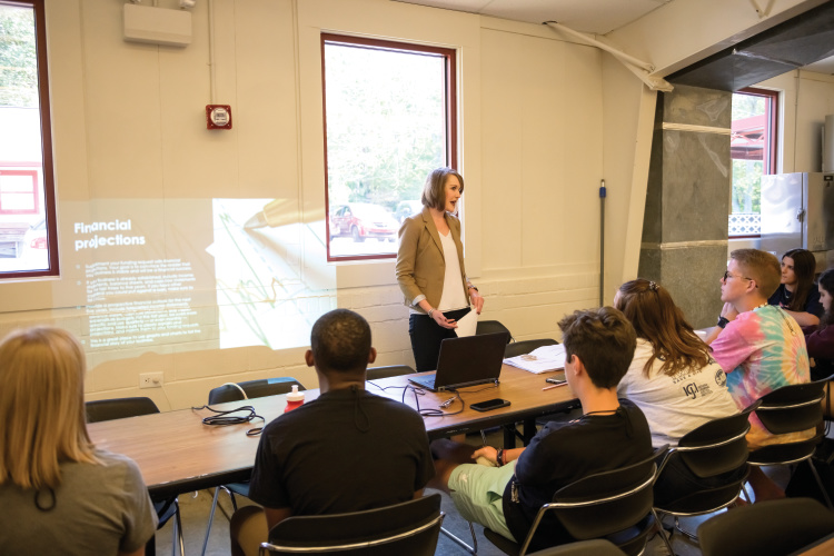 business workshop at 4-H camp