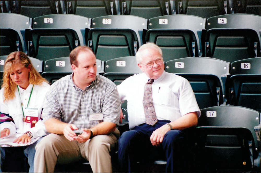 Ben Powell overseeing the Vol State Ceremony in the 1990s