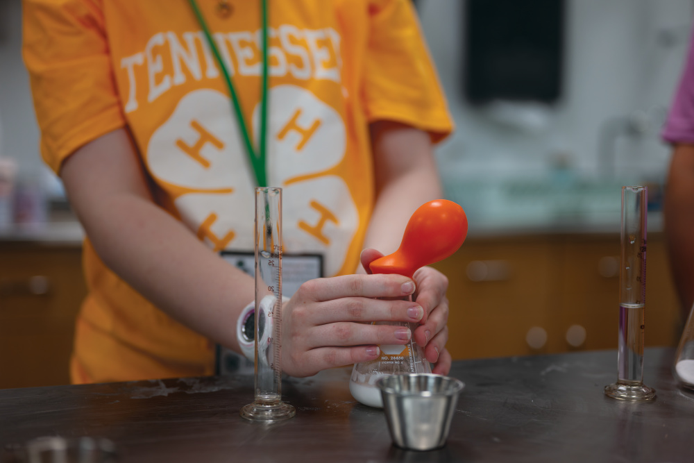 During Academic Conference, the Dairy Foods, Food Science, Nutrition, Health and Fitness project participants learn about the science in the kitchen and foods we eat