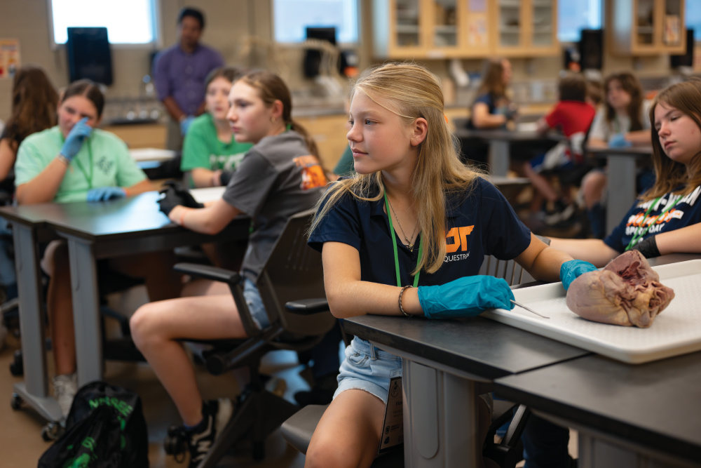 Academic Conference is all about hands-on learning and in the anatomy activites, gloves are required.