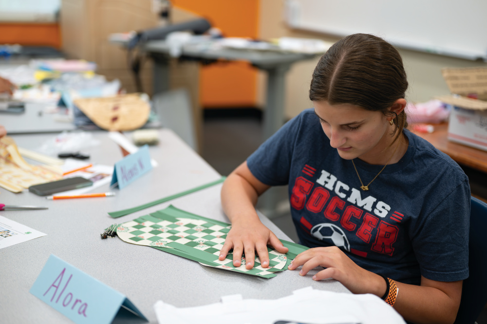 Academic Conference Creative Arts & Design project group members get creative during hands-on activities