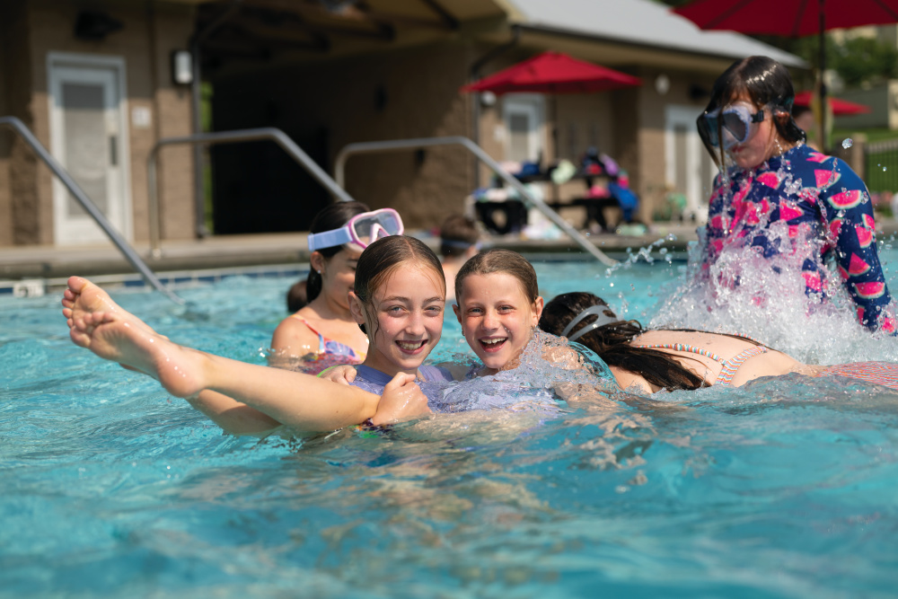 4-H camp summer fun isn't complete without a dip in the pool