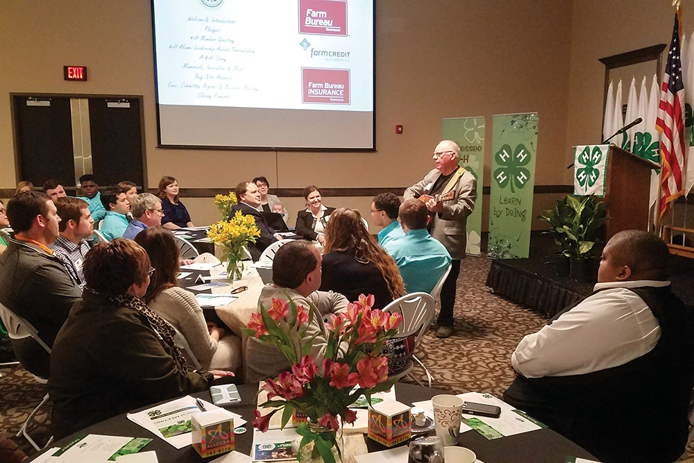 Jim Byford at Alumni Reunion