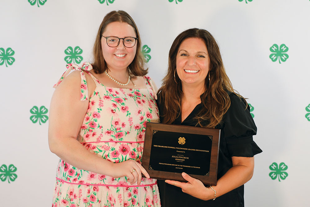 Julia Finchum Charline Powell Volunteer Leader Recognition 2025