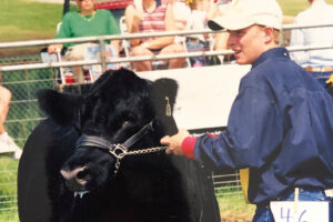 Robert Elliott was an active 4-H'er, showing livestock.