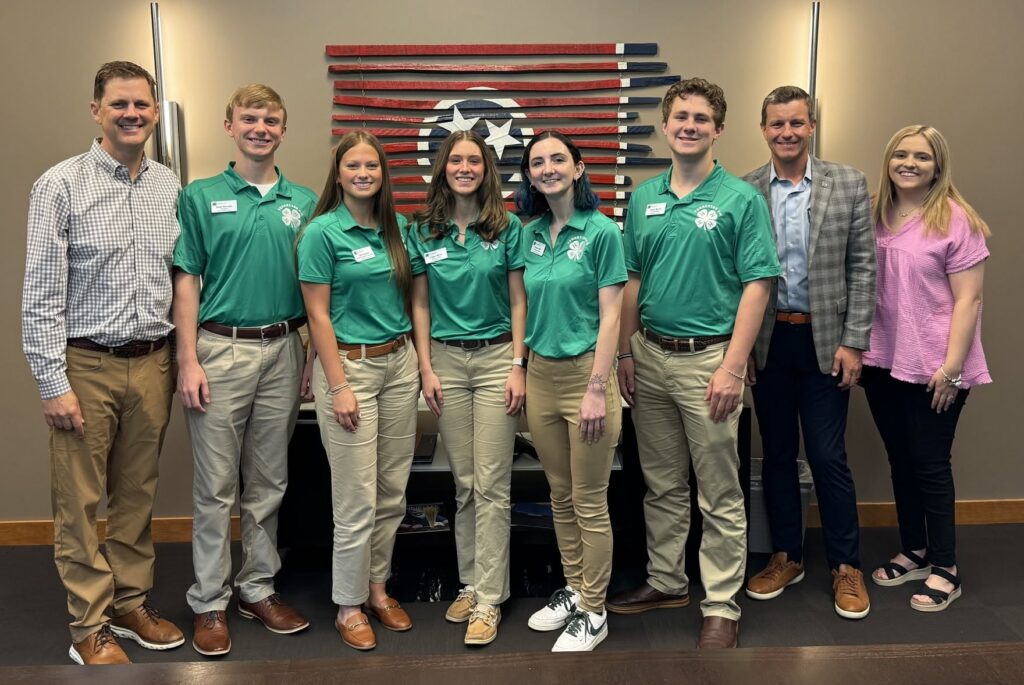Visiting TECA on 4-H Ambassador Tour