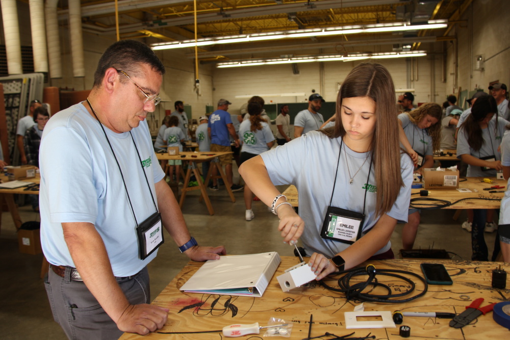 4-H Electric Camp activities